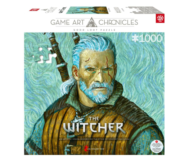 Merch Game Art Chronicles Puzzle: The Witcher Geralt & Vincent van - 1275286 - zdjęcie 3